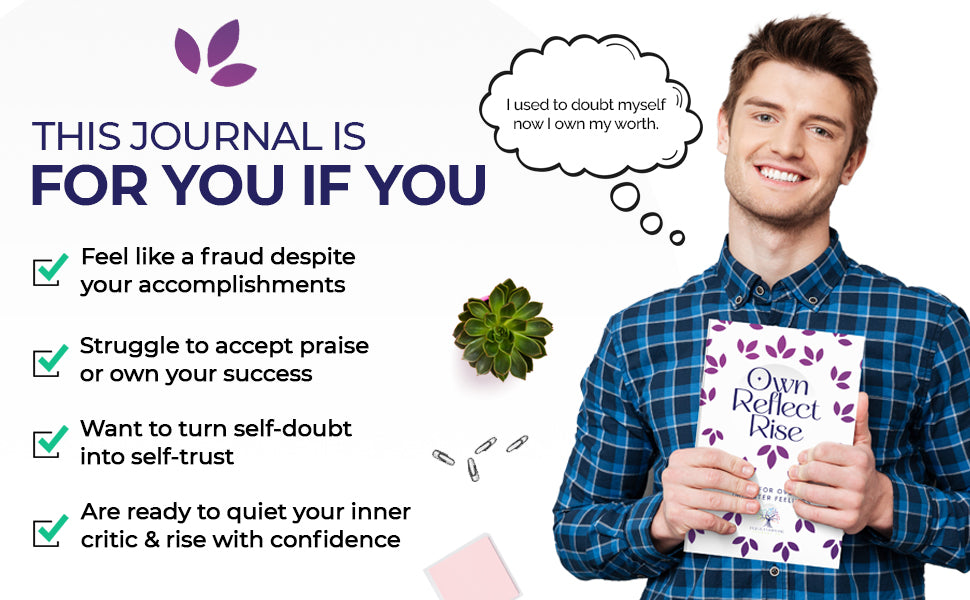 Own, Reflect, Rise: A Journal for Overcoming Imposter Feelings (Paperback)